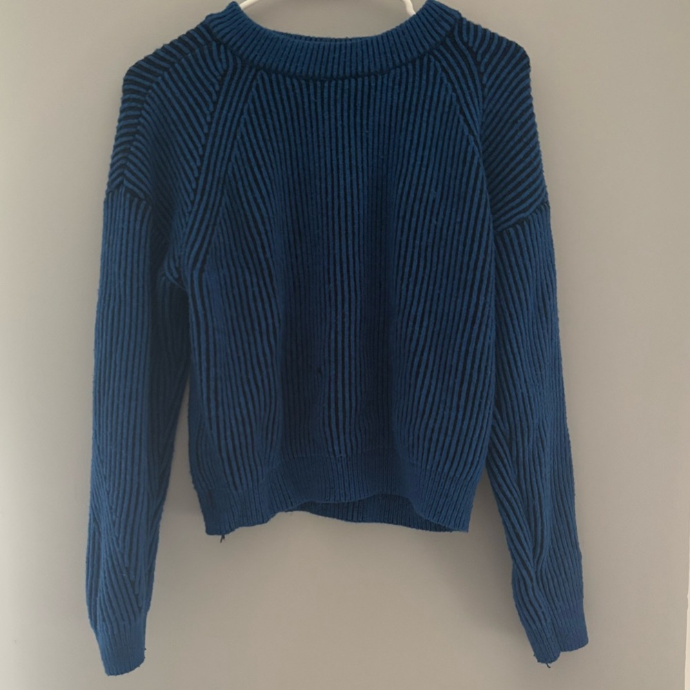 Blue and black sweater (size L)